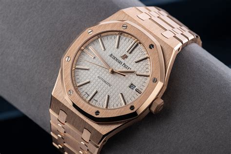 audemars piguet rose gold royal oak 15400or|ap royal oak retail price.